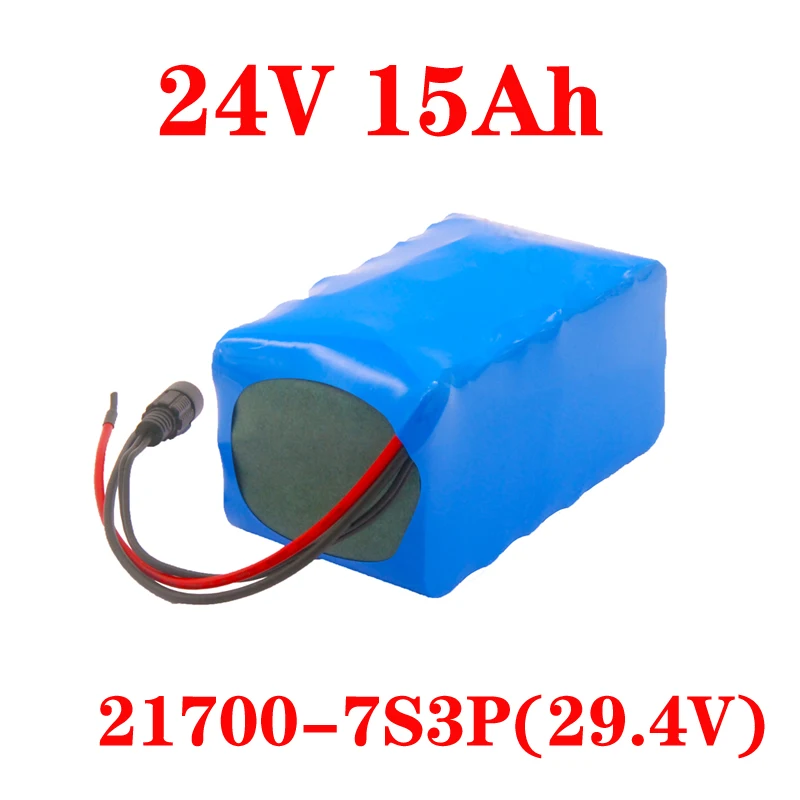 

LiitoKala 24v 15ah battery pack 21700 5000mAh 7S 15A BMS 250w 29.4V battery pack for wheelchair motor electric power