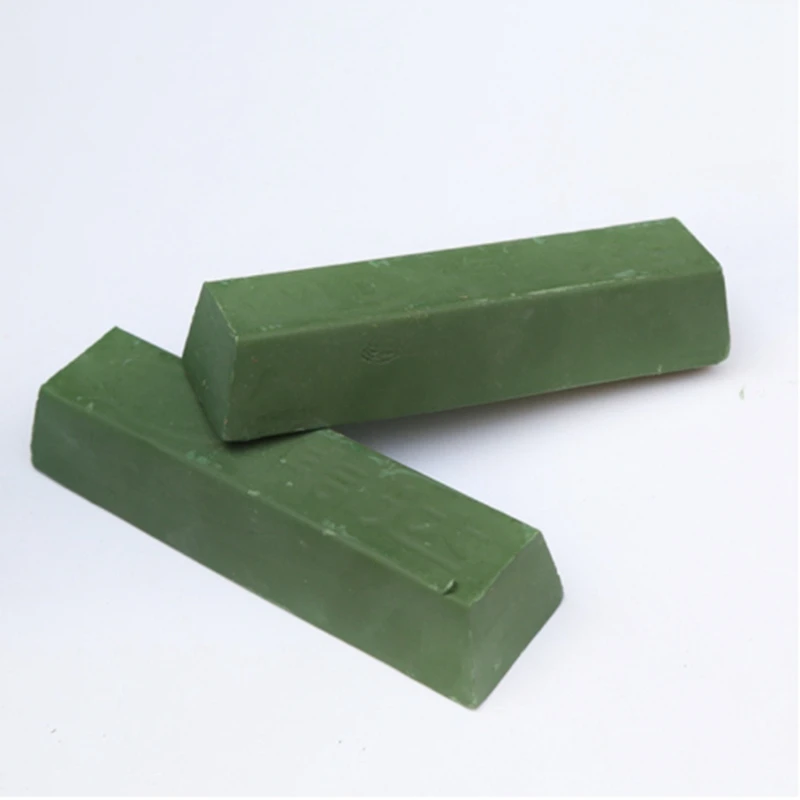 

2PCS Polishing Agent Fine Green Sanding Agent 46 Mesh Leather Sprint Polishing Paste