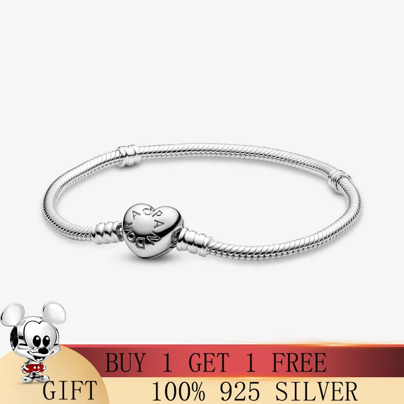 Женский браслет из серебра 100% пробы с подвеской змеей|Гибкие и жесткие браслеты| |