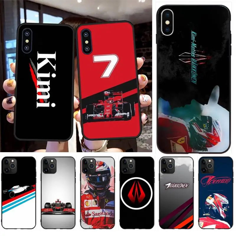 NBDRUICAI Kimi Raikkonen TPU Мягкий силиконовый чехол для телефона iPhone 11 pro XS MAX 8 7 6 6S Plus X 5S SE XR