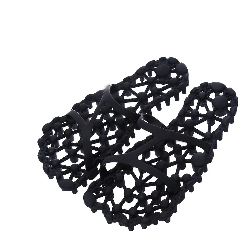 

2021 New Hollow Male and Female Bathroom Non-slip Indoor Bathing Couple Massage Beach Slippers Sandals Zapatos De Mujer