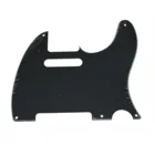 Черный 3 слоя 5 отверстий Telecaster накладку Tele защитная пластина непромокаемые полуботинки катушка подходит американскиймексиканский Стандартный Стиль Накладка для гитары