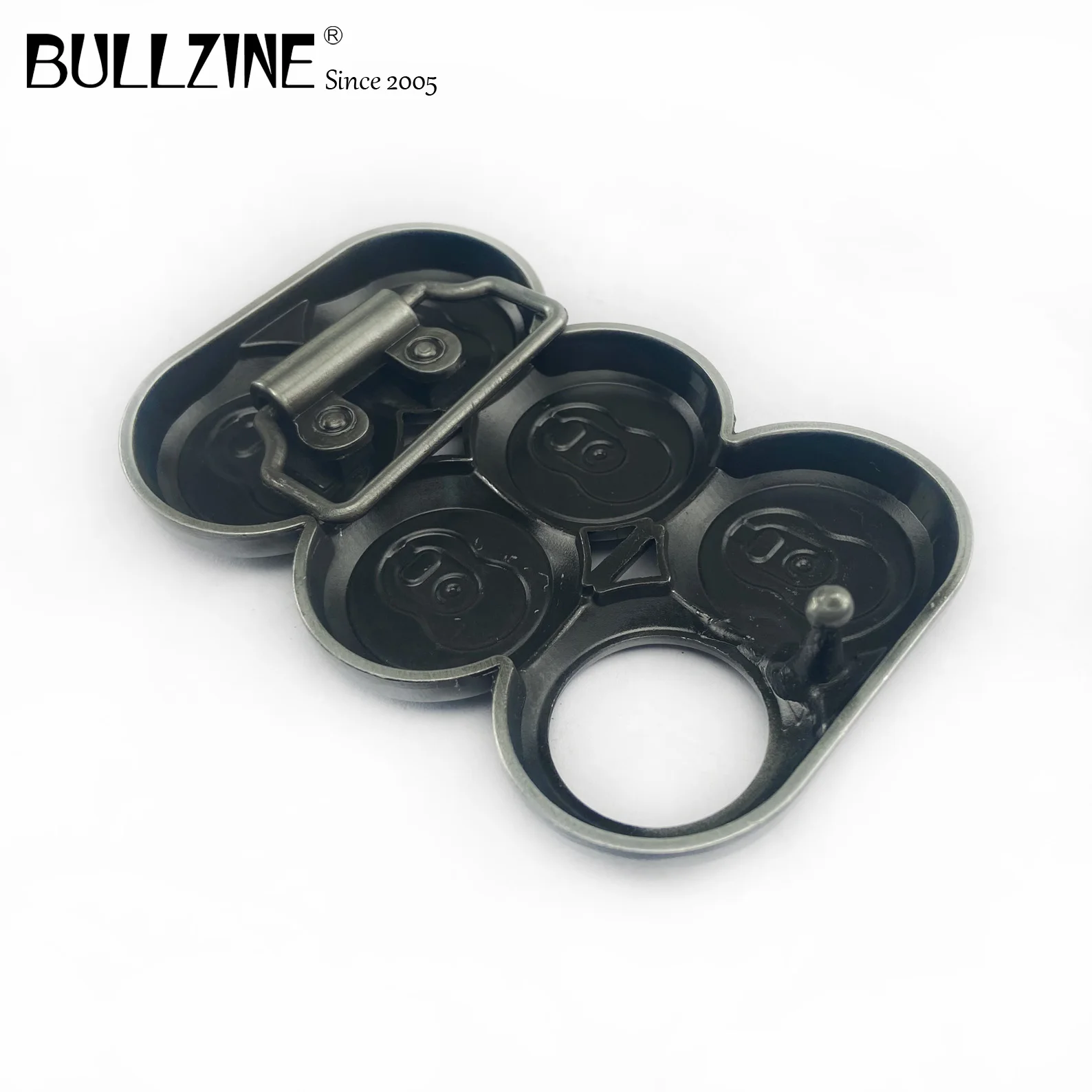 В Bullzine ковбойские пряжки ремня с оловянной отделкой FP 02456 подходит для детей на