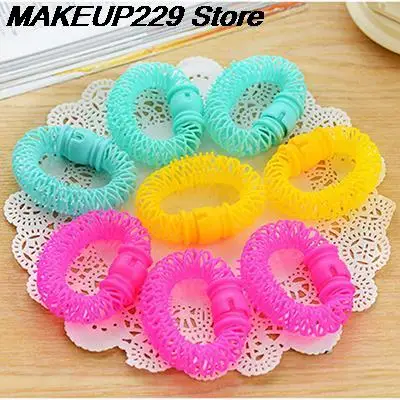 8 Pcs/Lot Magic Curler Hair Rollers Curls Roller Lucky Donuts Curly Styling Make Up Tools Accessories For Woman Lady | Красота и
