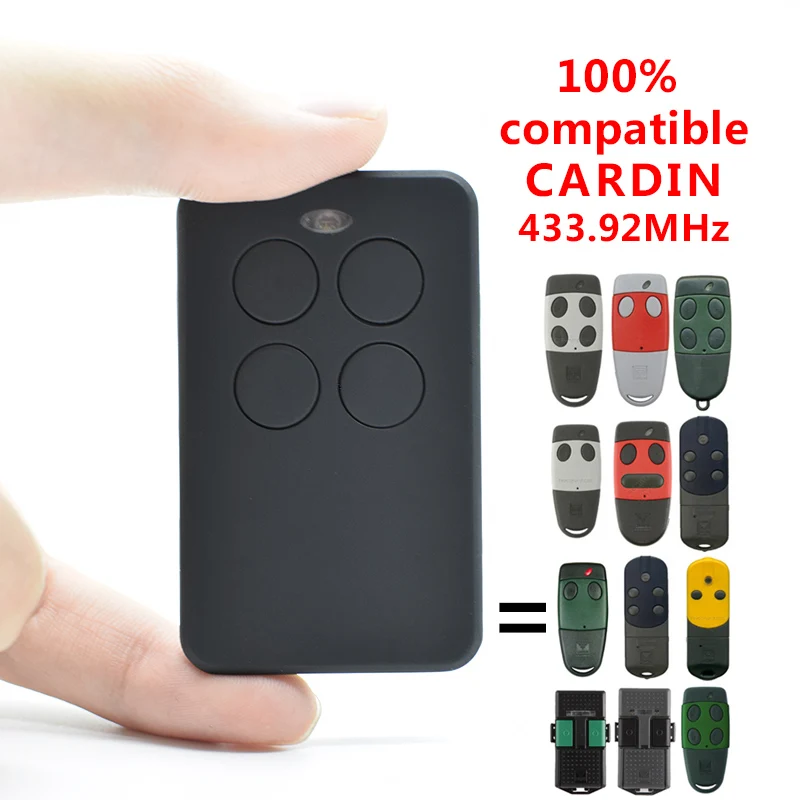 3 шт. CARDIN S476-TX2 TRQ S449 зеленый TXQ S486 433 92 МГц S437 TX пульт дистанционного управления