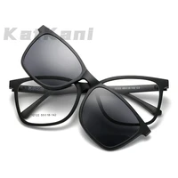 katkani mens 15 optical prescription eyeglasses frame polarized sunglasses magnetic absorption set uv400 glasses frame k12122