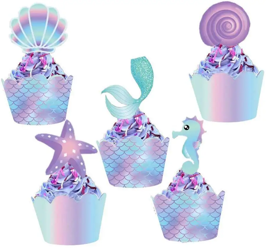 40 шт./упак. торт Топпер для детского торта на день рождения детей кексов