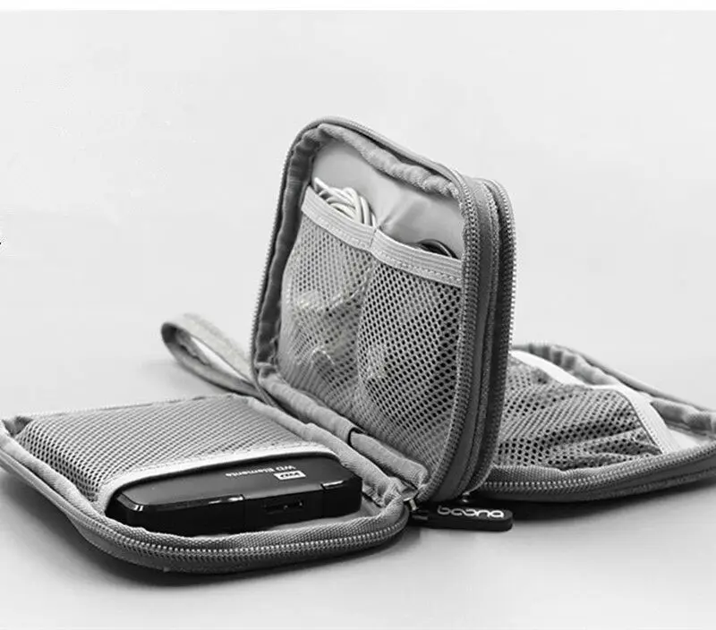 Органайзер для электронных аксессуаров на складе дорожный usb-кабель хранения