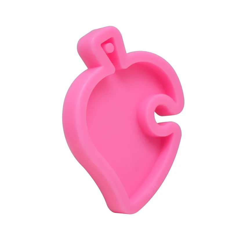 Брелок для ключей в виде блестящего листа форма шоколада украшения тортов