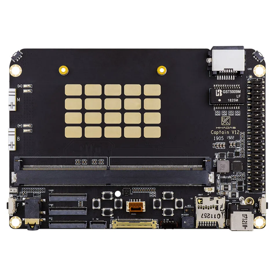 Smartfly Khadas Captain Carrier Board для Edge Rockchip RK3399 ARM SBC/одноплатный компьютер 4 Гб LPDDR4 поддержка Linux Ubuntu