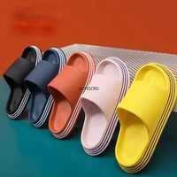 runway slippers summer shoes eva outdoor slides men soft thick sole non slip beach pool sandals women indoor bath slippers shoes
