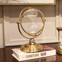hourglass 30 minutes creative personality globe ornaments sand clock sandglass timer living room desk home decoration gift