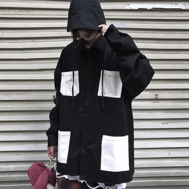 

Blusas mujer de moda; ; ; ; -; ; ins Harajuku bf ulzzang