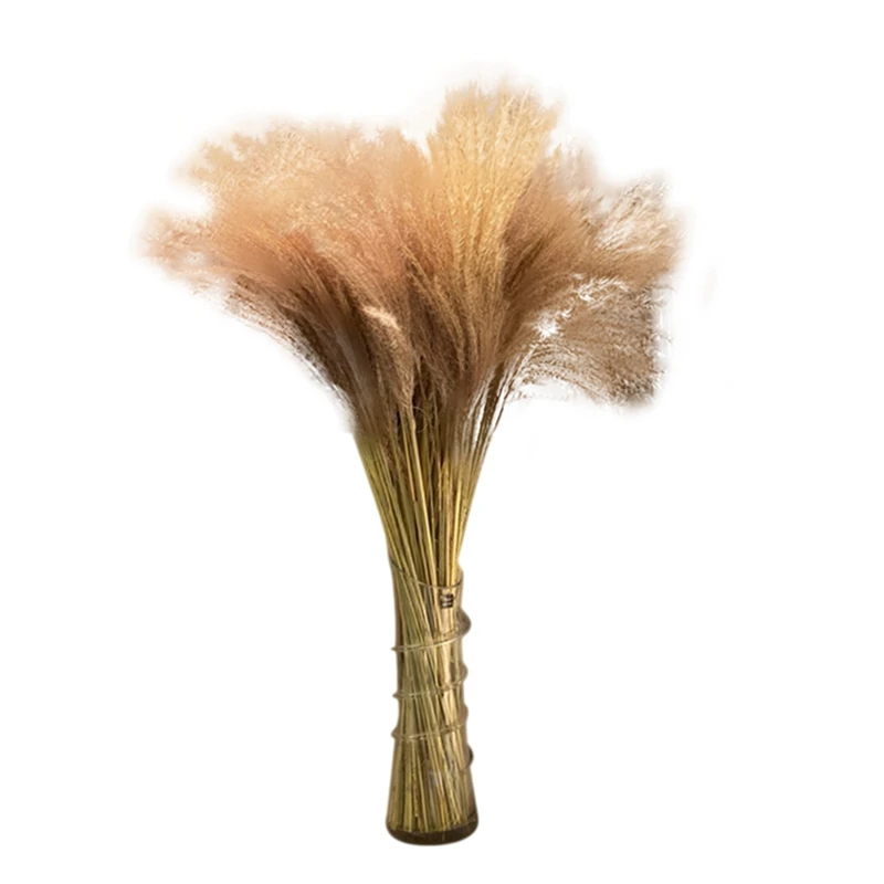 

Сушеные пампасы, искусственная трава, высушенные цветы, Рождественский Декор, цветы, Осенний декор, свадебные реквизиты, 60 шт.