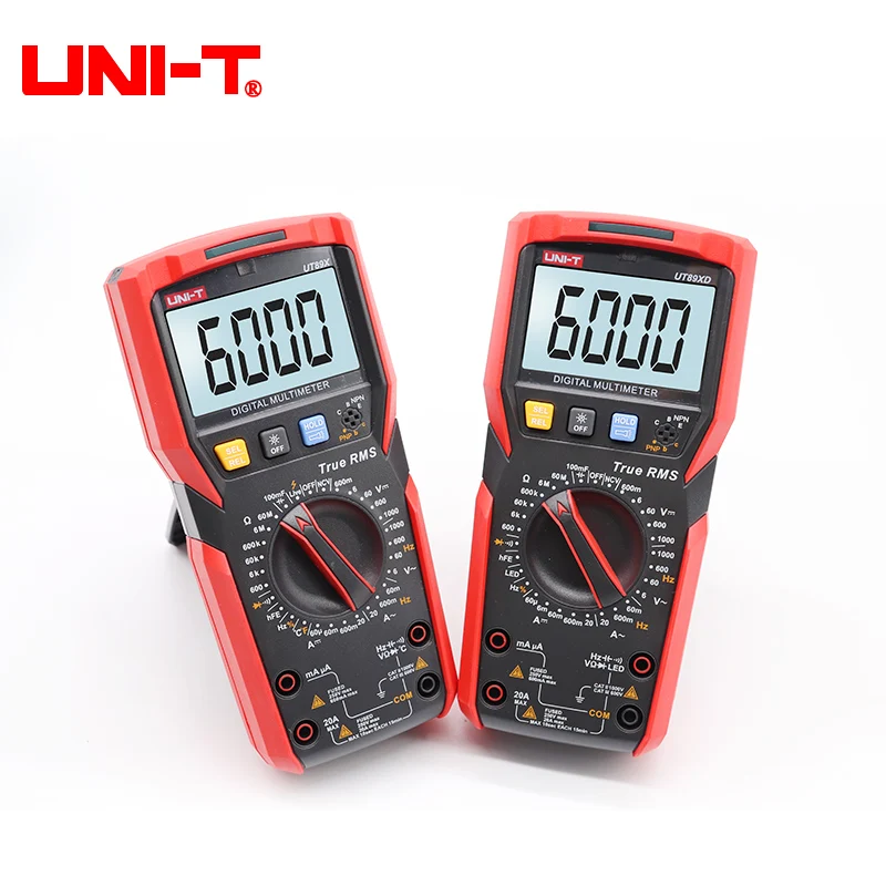 UNI-TUT89XE Профессиональный цифровой мультиметр true RMS NCV20A ток переменного и