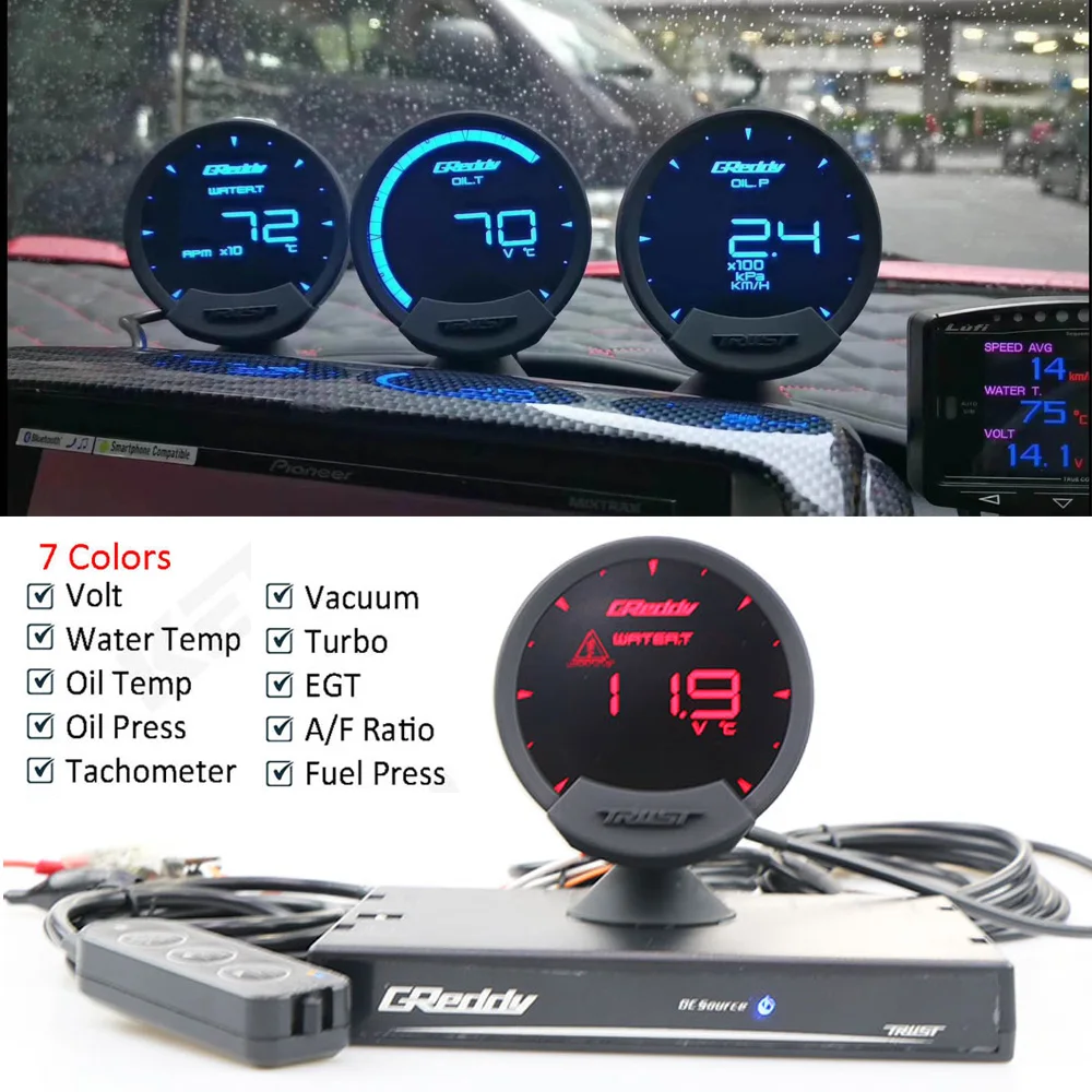 

Измеритель GReddi Sirius OBD2, с ЖК-дисплеем, 74 мм