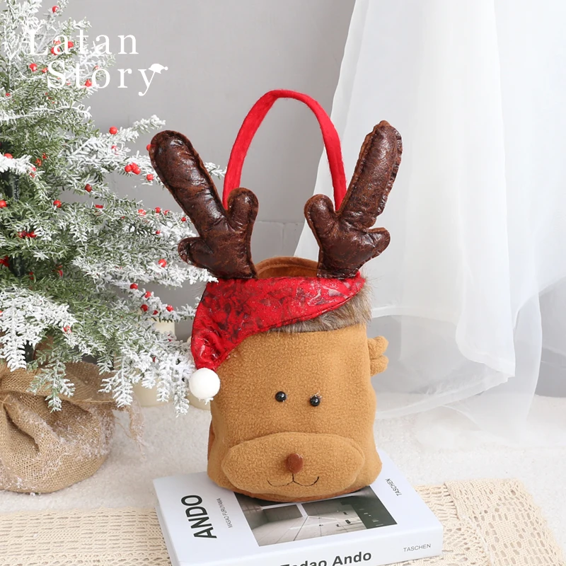 Рождественские украшения сумка для рождественского подарка конфетная подарок