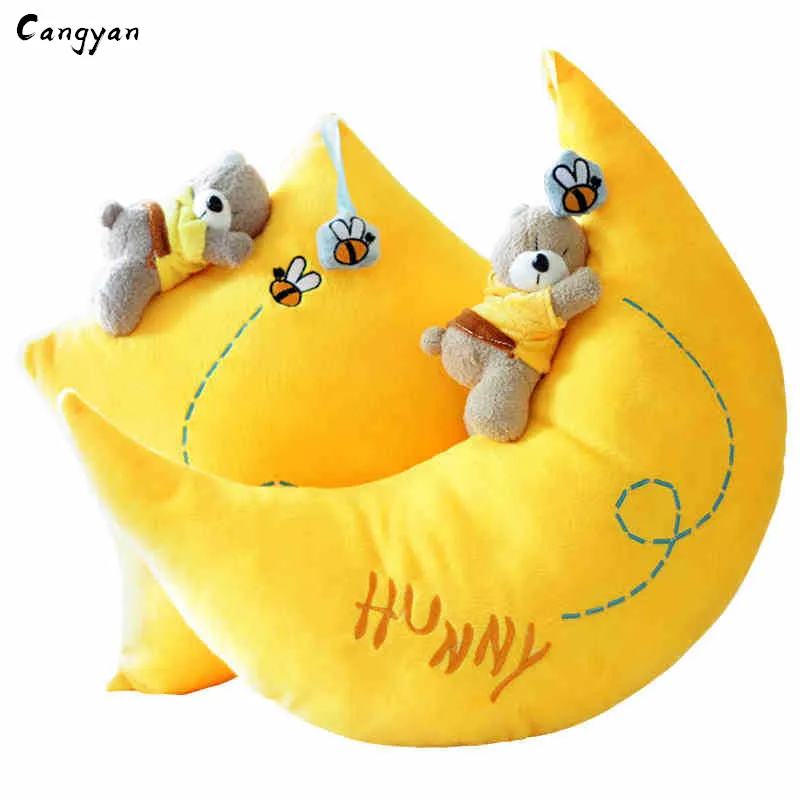 Подушка плюшевая в виде облака звезды Луны 40 50 см|Плюшевые подушки| |