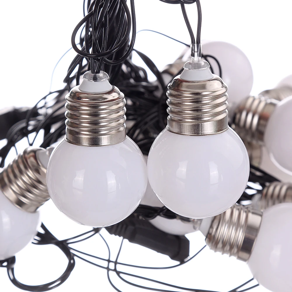 Светодиодная гирлянда с шариками новинка водонепроницаемая сказочная круглыми