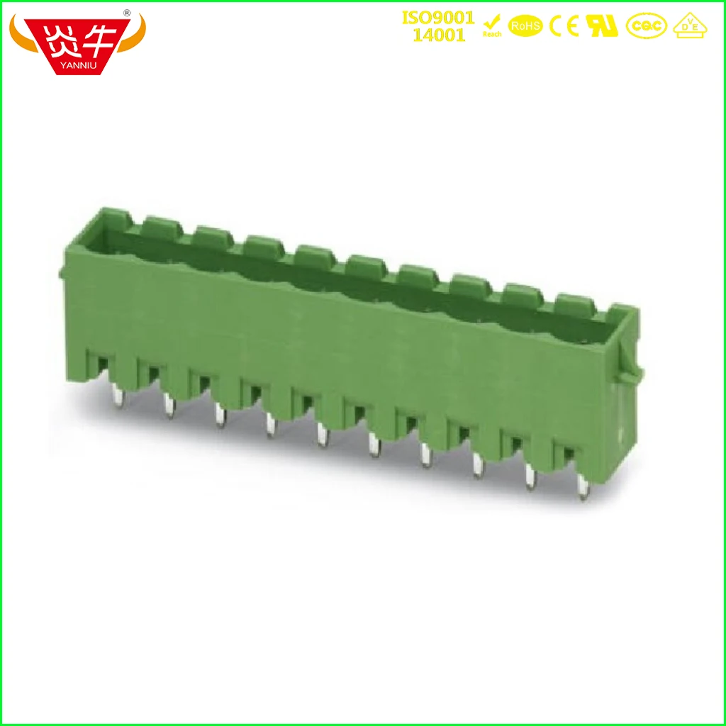 KF2EDGVG 5,08 2P~ 12P разъем PCB вставной TEMINAL блок 5,08 мм 2PIN~ 12PIN MSTBVA 2,5G RN 1936018 PHOENIX контакт DEGSON