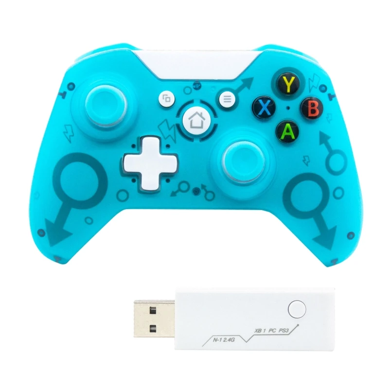 

2.4GHz Wireless Game Controller Joystick Gamepad Vibration 6-Axis Handle for PS4 PS3 Win7/8/10