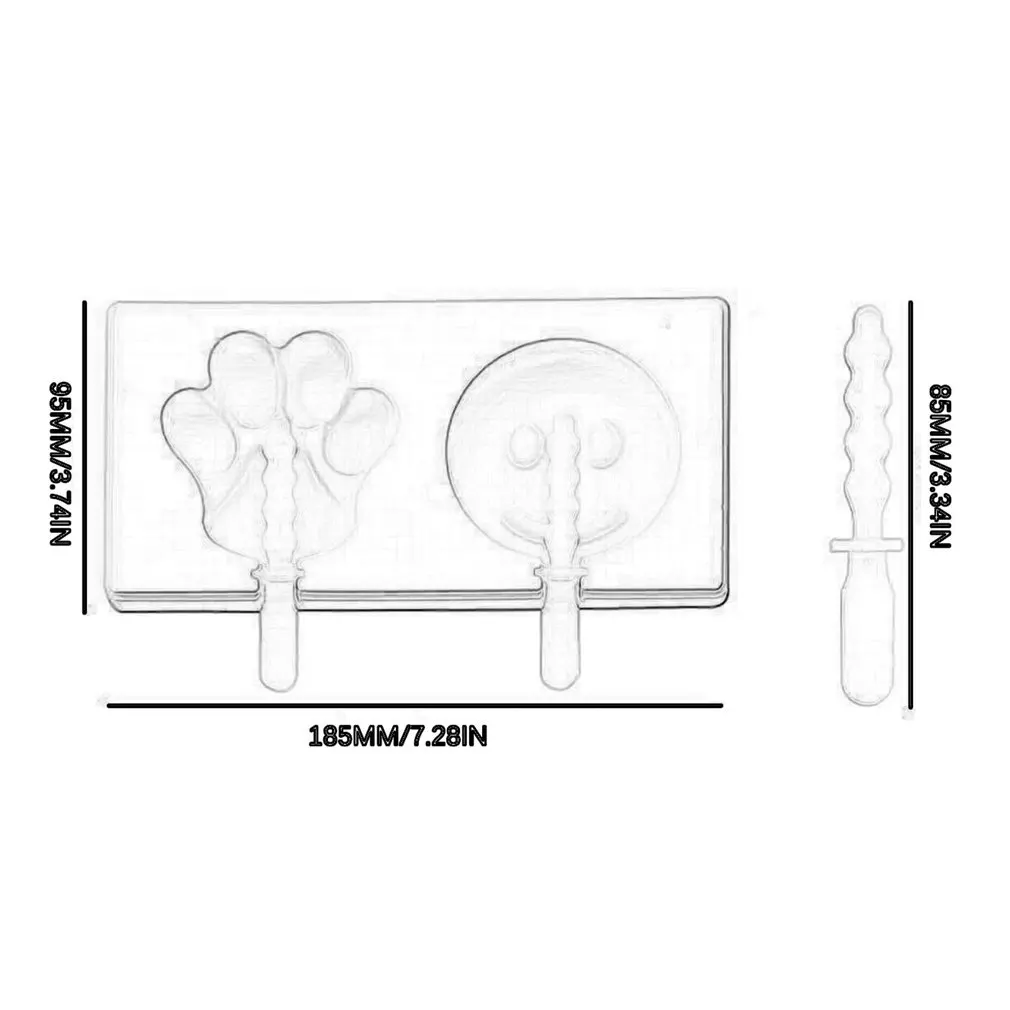 

Homemade Food Grade Silicone Ice Cream Mold Popsicle Molds DIY Homemade Cartoon Ice Cream Popsicle Ice Pop Maker Mould