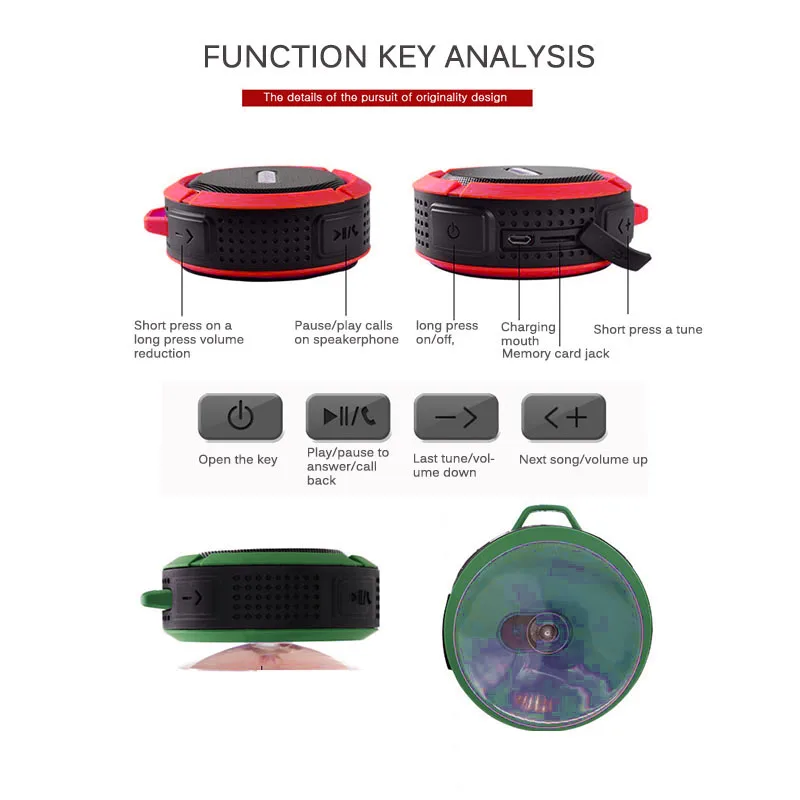 Беспроводная душевая колонка с поддержкой Bluetooth 5 Вт | Автомобили и мотоциклы