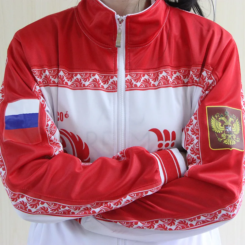 Костюм Виктора Никифорова из японского аниме куртка и штаны спортивная одежда