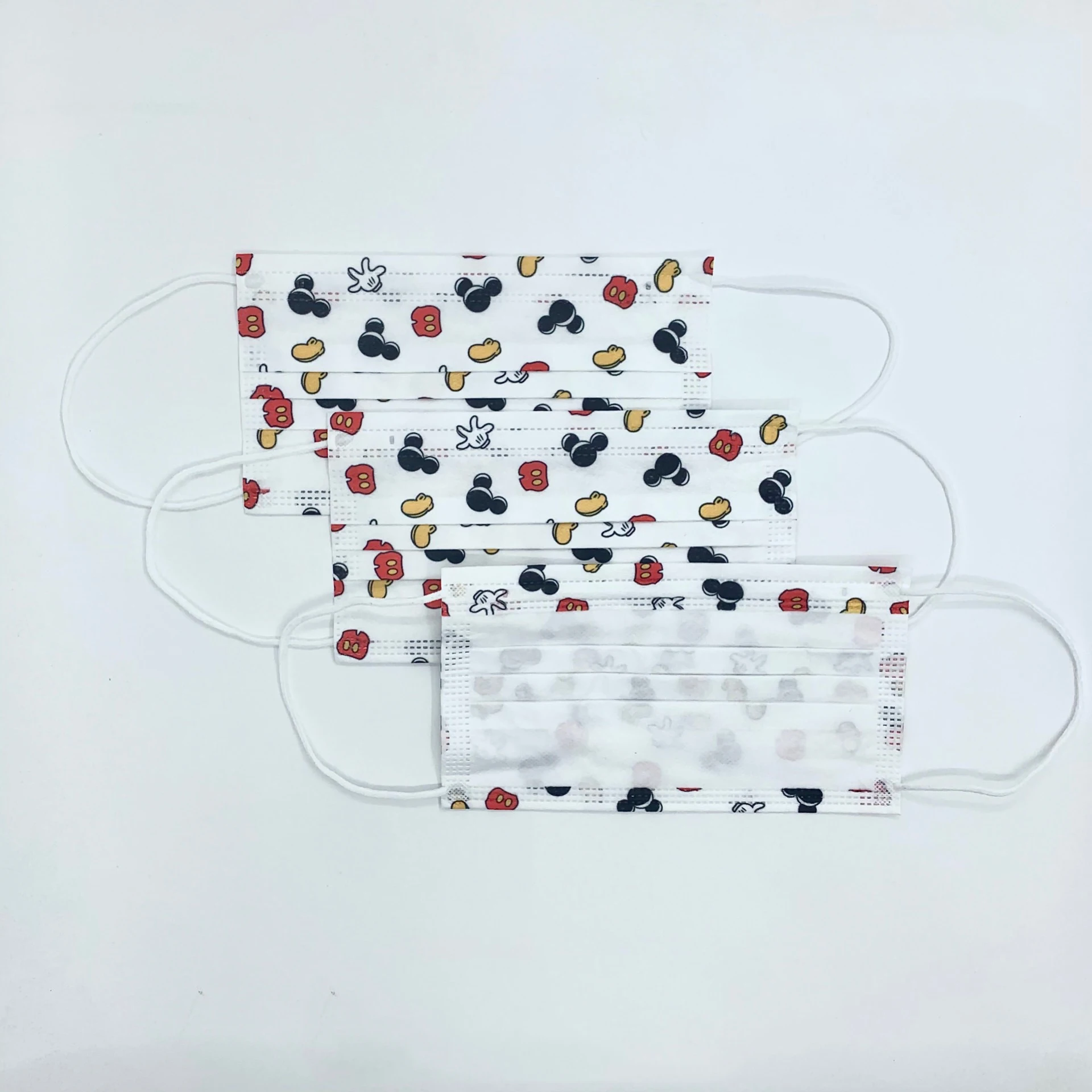 

Mickey Mouse Disposable Adult Children Mask Logo Brand Disney 3-Layer Non-Woven Fashion Mask Mascara Cartoon Face Mask for Kids