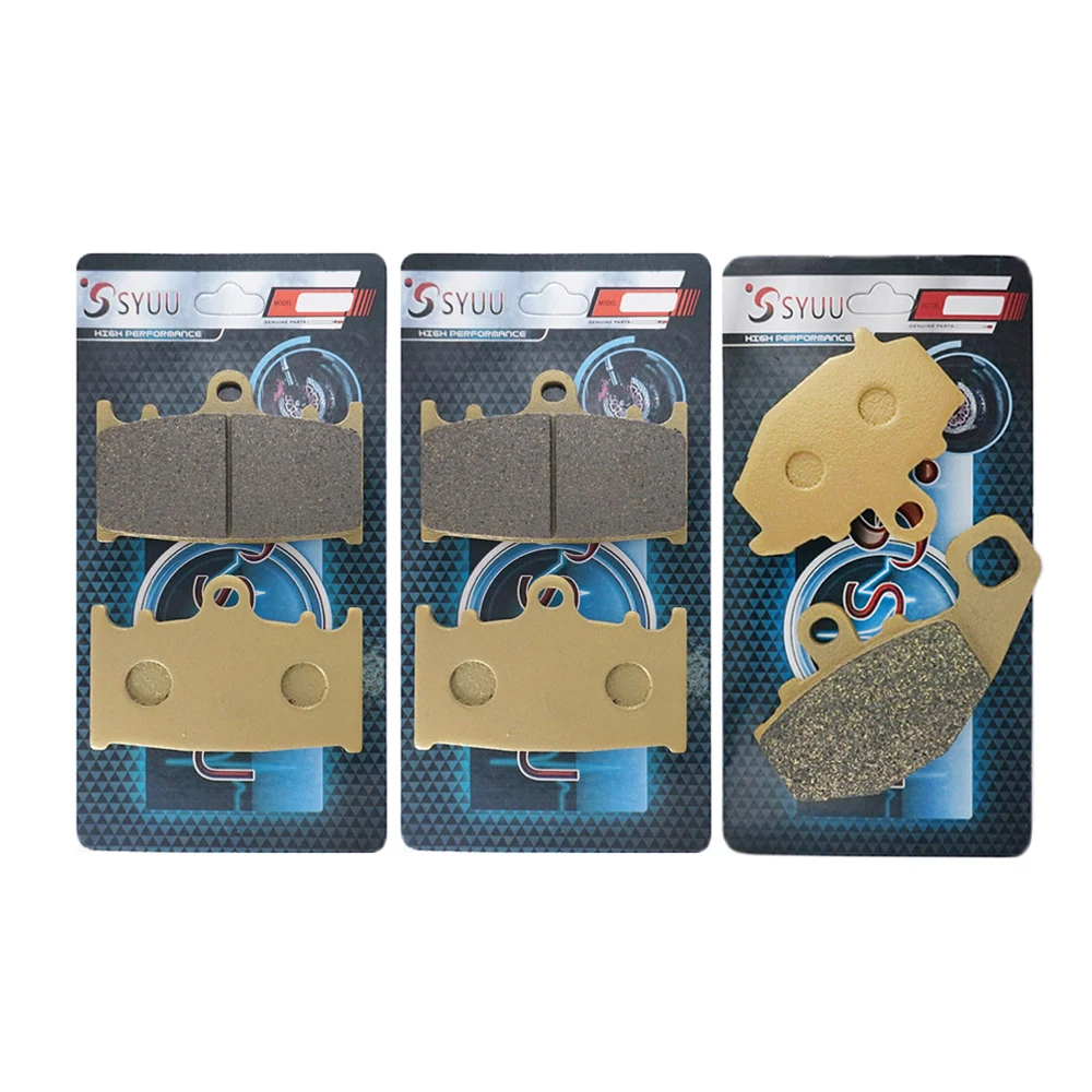 Передние и задние тормозные колодки мотоцикла для KAWASAKI ZZ-R 400 ZZR400 (ZX N) 1993-1999 медные