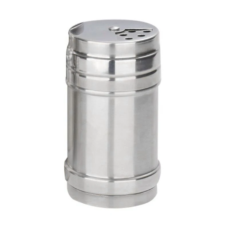 

Stainless Cruet Salt Pepper Seasoning Condiment Jar Spice Shaker Bottle Holder
