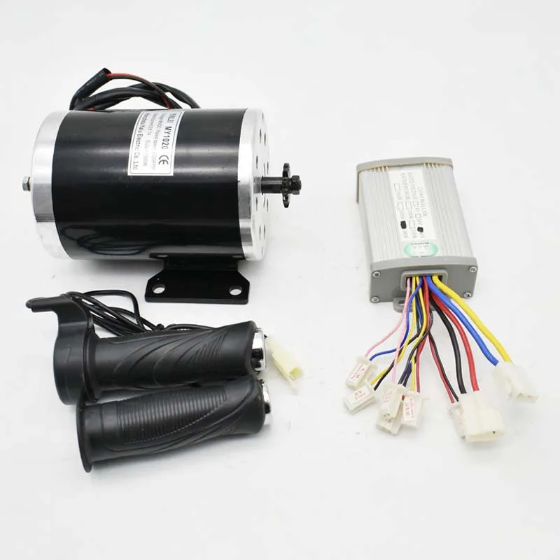 Мотор с начесом 36V48V 800W MY1020 контроллером и ЖК дисплеем дроссельной заслонки