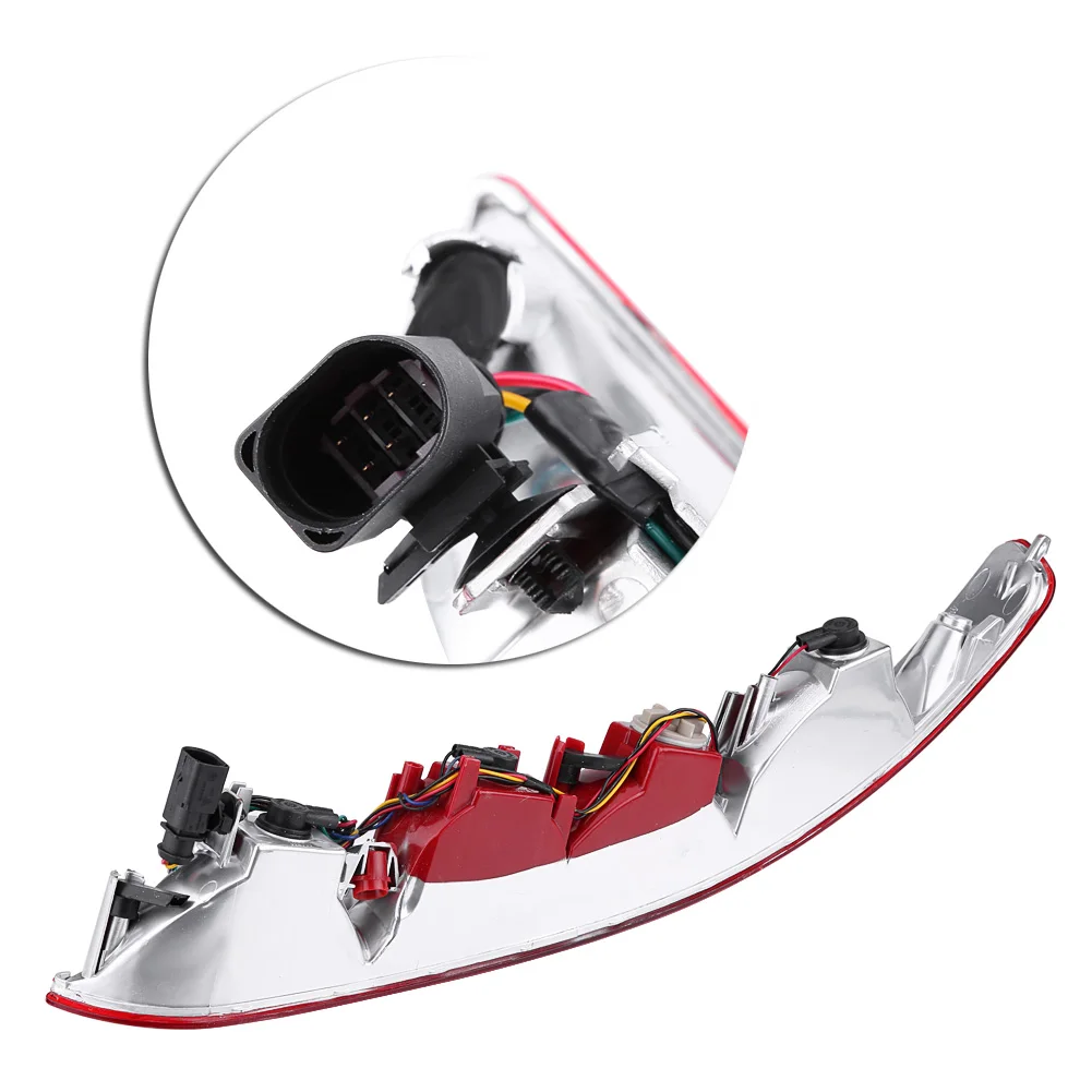 1pc Super bright LED Rear Left Side Brake Parking Warning Fog Tail Light Lamp Bumper Cover For Audi Q5 2.0T 2006-2016 8R0945095 |