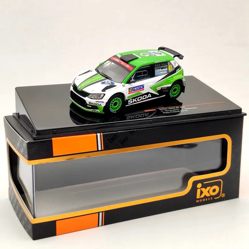 IXO 1:43 для Skoda Fabia R5 #41 Rally Finland 2018 RAC684 литая под давлением модель автомобиля
