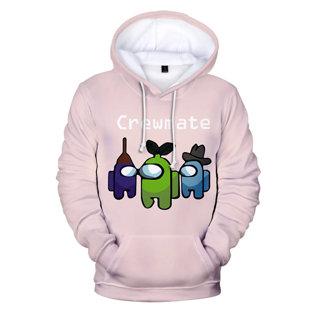 

2021 New Game Among Us 3D Hoodies boys/girls Sweatshirts Impostor Costume cosplay bnha Among Us Mens Kids Tops Oversized hoodies