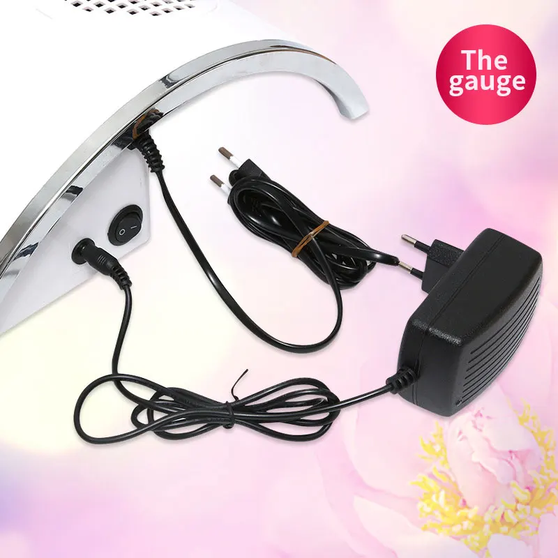 

80W 2 IN 1 UV LED Nail Lamp Dryer with Nail Dust Fan Vacuum Cleaner Machine Nail Dust Collector Vacuum Suction Manicure Tools