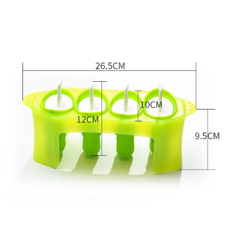 

Silicone Zombie Popsicle Mold Skull Ice Cream Mold Popsicle Mold Summer Ice Pop Molds Set of 4 Popsicle Makers with Sticks