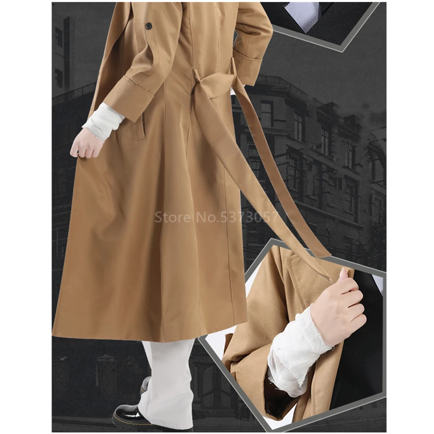 Костюмы для косплея бродячих псов из аниме бродячие псы унисекс комплект одежды