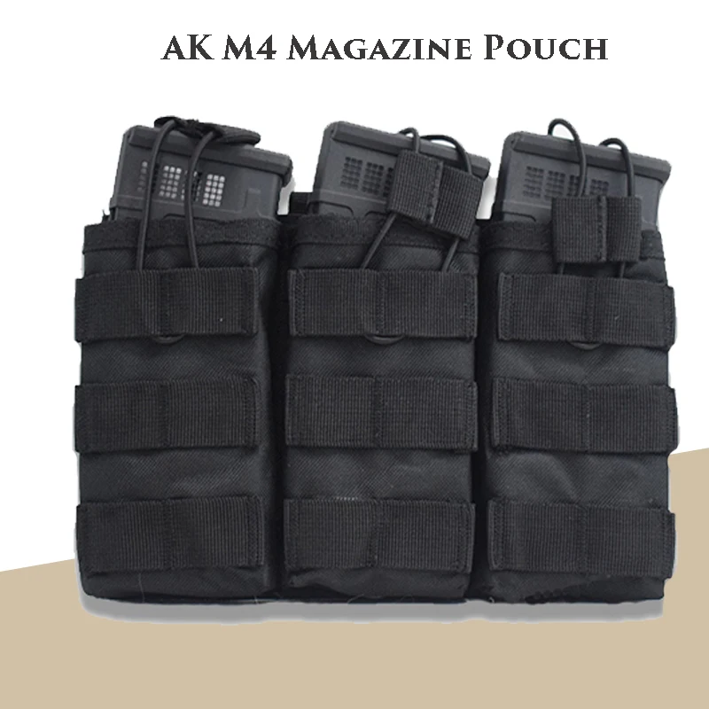 Одиночный/двойной/тройной Mag Чехол для охоты M4 Тактический Molle журнала дробовик