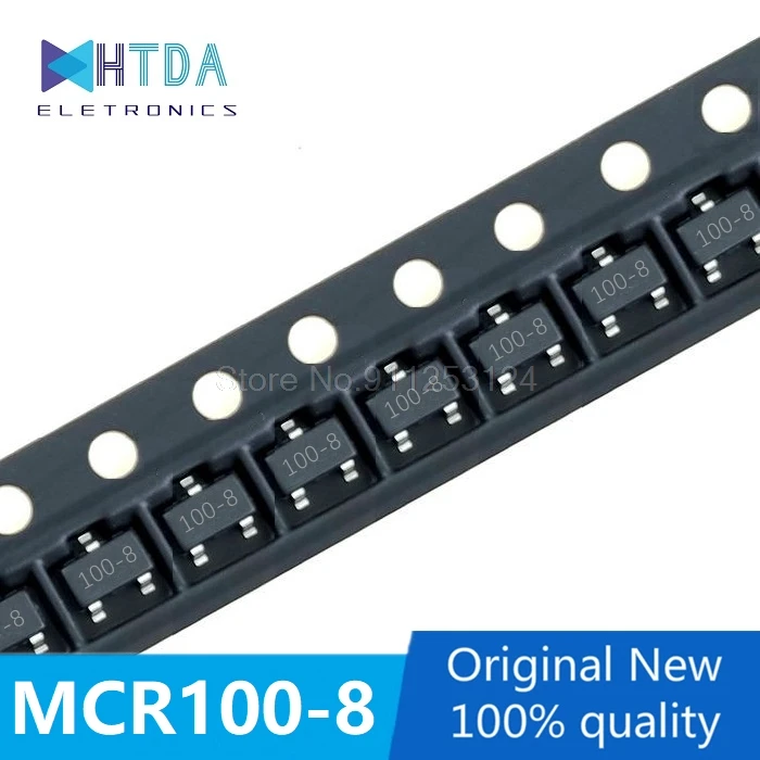 

100pcs/lot MCR100-8 MCR100 100-8 SOT23 In Stock
