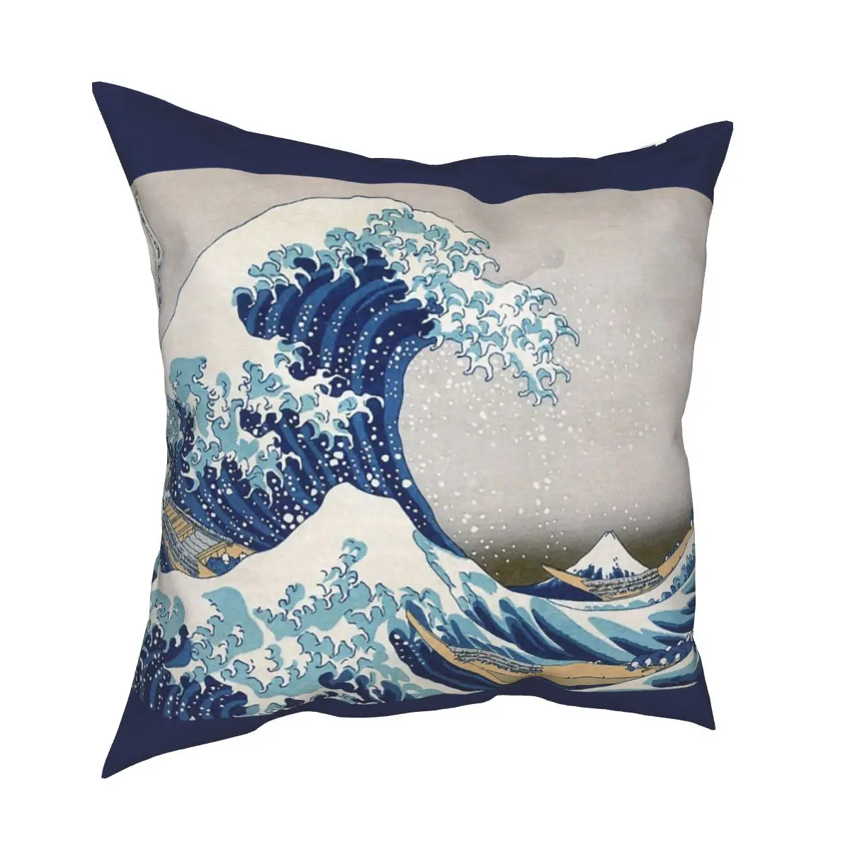 

Under The Great Wave Off Kanagawa Katsushika Hokusai Pillowcases Living Room Cushion Case Decorative Throw Pillow Case 45*45cm