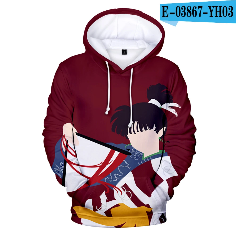 3d Горячая Распродажа 3D Аниме толстовки Inuyasha героев из мультфильмов аниме манга Inuyasha Толстовка Для мужчин/wo Для мужчин и детей с длинными рукавами для мальчиков и девочек прикольная верхняя одежда - Цвет: 3d