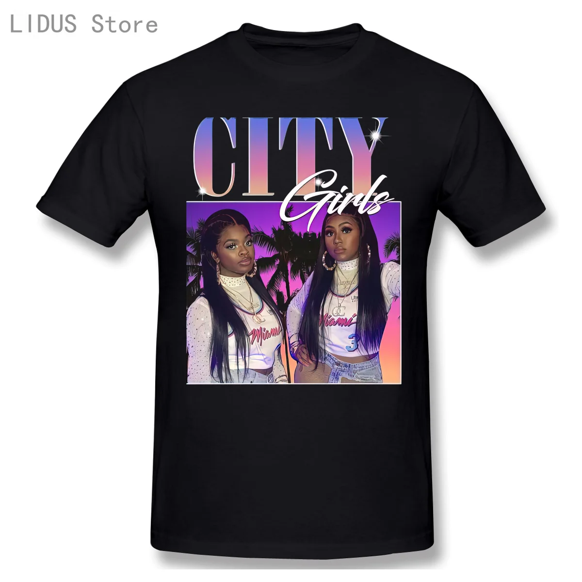 Фото - City Girls T Shirt Rap Hip Hop 90s Retro Vintage Tshirt Men Fashion O-neck 100% Cotton T-shirts Tee Top tyburn classically trained playstation game vintage t shirts android videogame pc computer tshirt 100% cotton fabric o neck