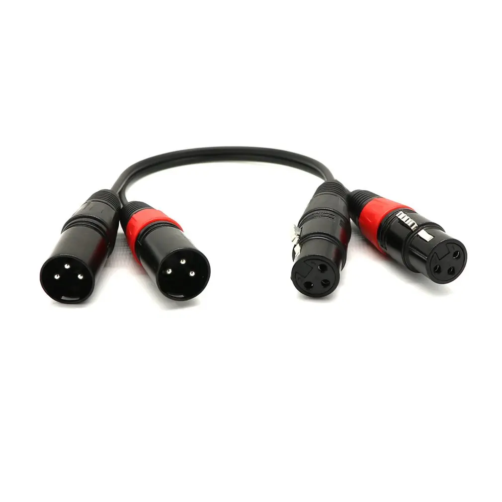 3 Pin зарядный кабель с разъемом папа Женский пушка аудио стерео баланс