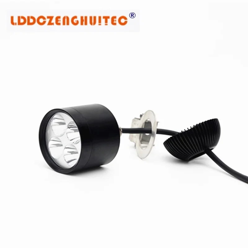 

LDDCZENGHUITEC 4LED Мотоцикл головной светильник s 2000LM мотоцикл лампа светильник 20 Вт мотороллер жесткий светильник Точечный светильник в сборе