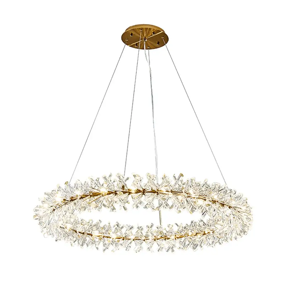 

2020 Flower Crystal Chandelier For Home Decoration G4 220V/110V Winfordo