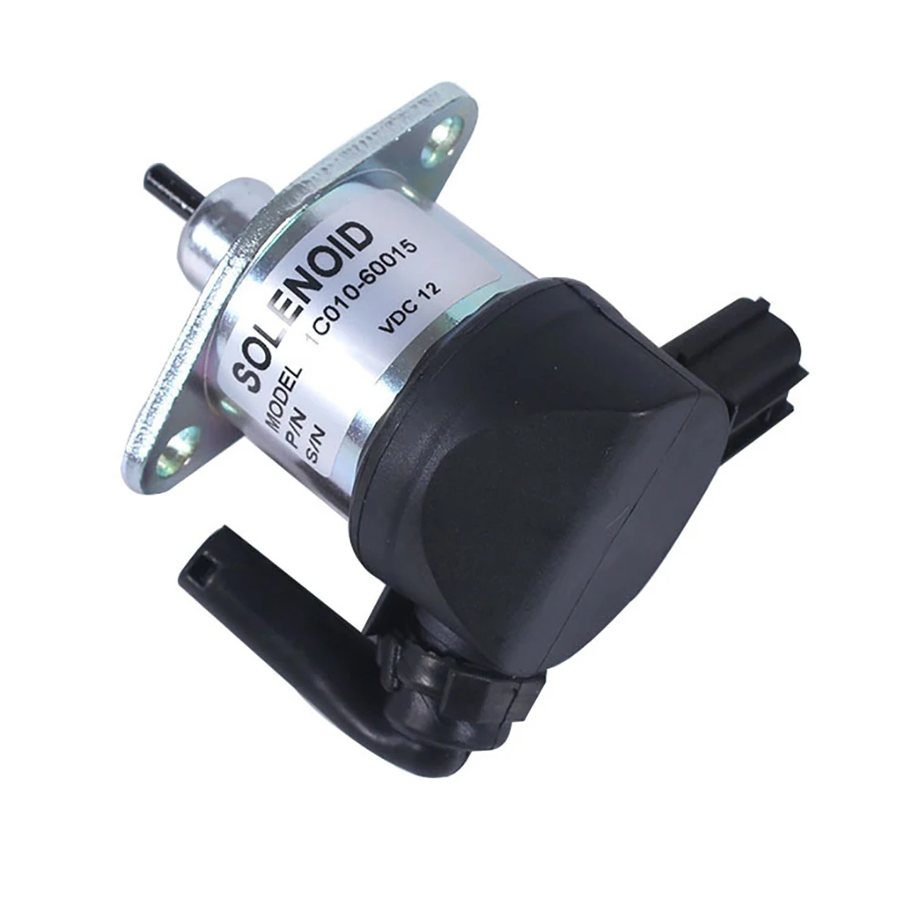 

Fuel Shut Off Professional Emergency 1C010-60015 Replacement Stop Solenoid Practical Aluminum Alloy For Kubota M6800 M8200 M8540