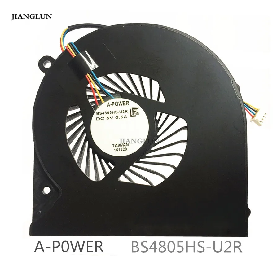 

JIANGLUN NEW For GIGABYTE P57 P57X V6 Gpu Cooling Fan 4pin BS4805HS-U2R