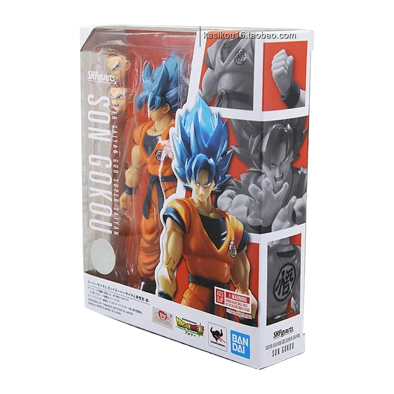 

16cm BANDAI SHF Dragon Ball Z Super Saiyan Son Goku Action PVC Collection Model Toy Anime Figure Toys For Kids