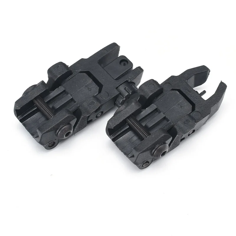 20MM Rail Gen1 Tactical Folding Front &amp Rear Set Flip Up Backup Sights BUIS | Спорт и развлечения